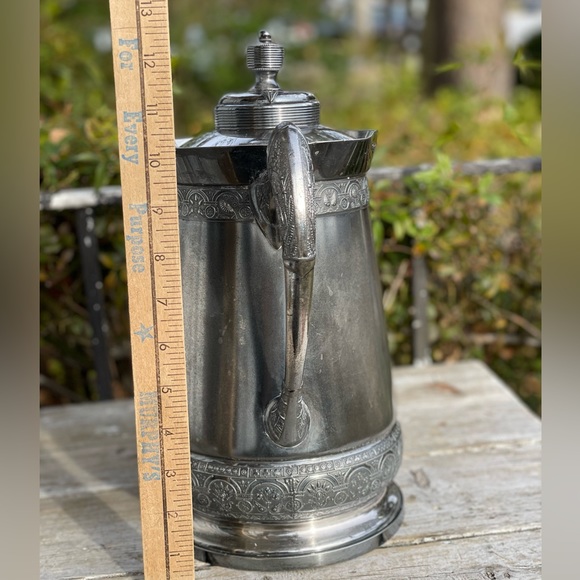 Rogers Antique silver water pitcher - Picture 4 of 14